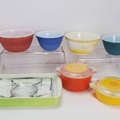 Vintage Pyrex Baking Dish, Casseroles & More
