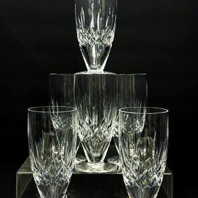 Waterford Crystal Lismore Footed Iced Tea Glasses, 7" – Set of 6