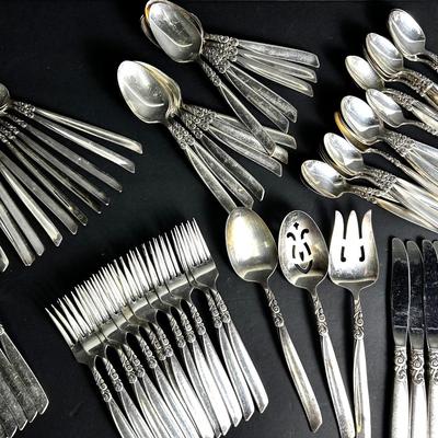 South Seas Community Silverplate Flatware Set – 86 Pieces, Service for 12