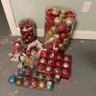 Lot Of Plastic Ornaments