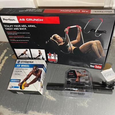 Lot Of Fitness Equipment In Packaging
