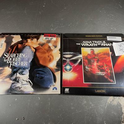 Two Unopened Laser Discs Including Star Trek II The Wrath Of Khan