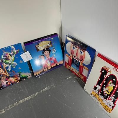 Four Laser Discs Including Toy Story
