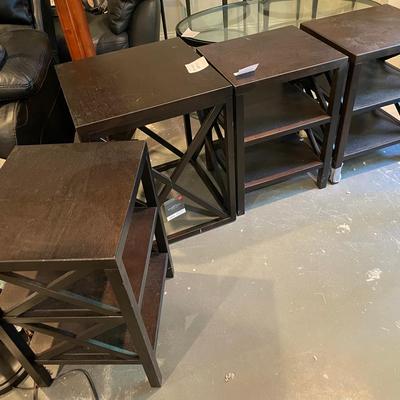 4 Piece Set Of Contemporary End Tables