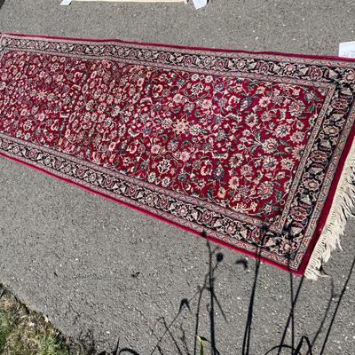 Red Oriental Runner Rug