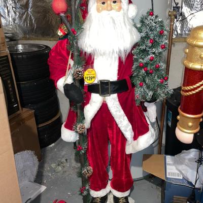 Life Sized Santa Claus Statue