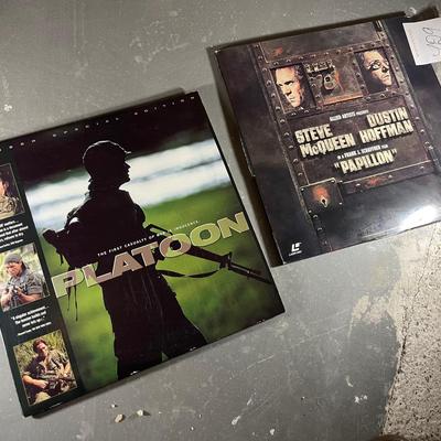 Two Laser Discs Including Platoon