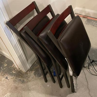 Three Folding Chairs