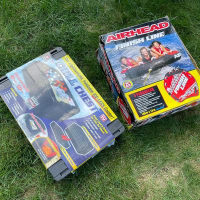 Lot With A Chill Chest And Inflatable Water Tube