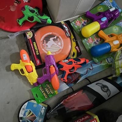 Various New Toys Including A Peanuts Frisbee