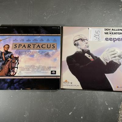 Two Laser Discs Including Spartacus