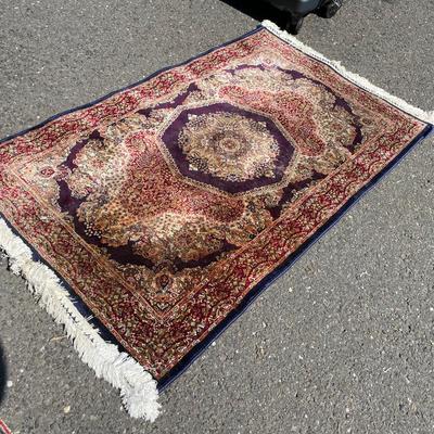 Kerman Polyester Area Rug From Turkey