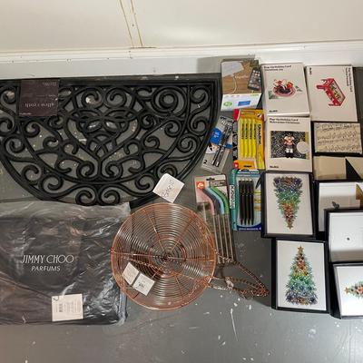 Lot Of Various Household Items Including A Jimmy Choo Bag