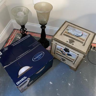 Lot Of Lighting And Decorative Box