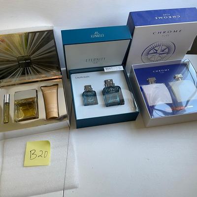 Lot Of 3 Box Sets Of Cologne Perfume