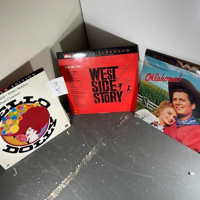 Three Laser Discs Including West Side Story
