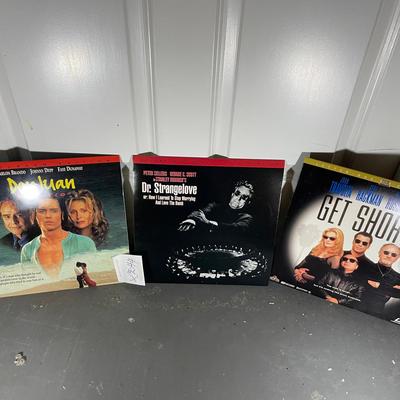 Three Laser Discs Including Dr. Strangelove
