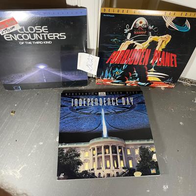 Three Laser Discs Including Close Encounters