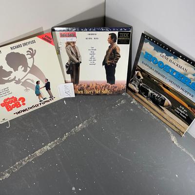 Three Laser Discs Including When Harry Met Sally
