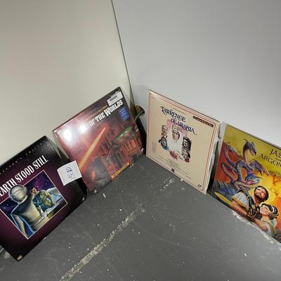 Four Laser Discs Including The War Of The Worlds
