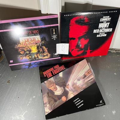 Three Laser Discs Including The Fugitive
