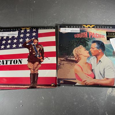 Two Unopened Laser Discs Including Patton