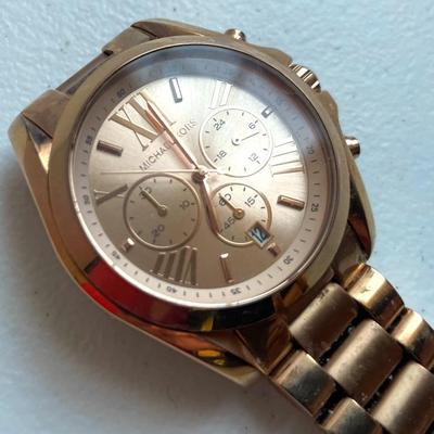 Michal Kors Gold Tone Mens Watch