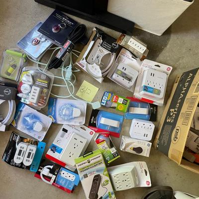 Lot Of Various New Electrical Items