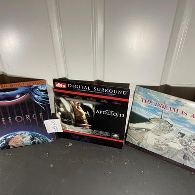 Three Laser Discs Including Apollo 13