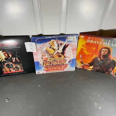 Three Laser Discs Including Blade Runner