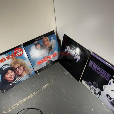 Four Laser Discs Including Wayne’s World