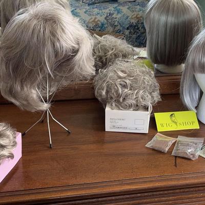 5 Gray Used Wigs - Many Styles And Designs