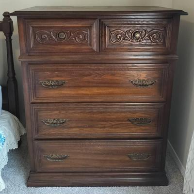 Vintage Chest Of 5 Drawers