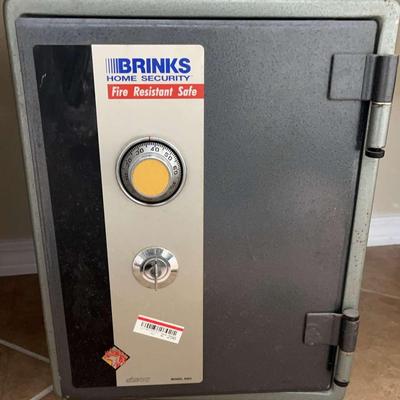 Brinks Home Security Fire-Resistant Safe By Sisco Model 5054 With Combination And Key