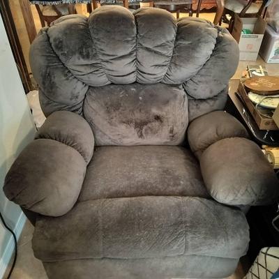 American Furniture Dark Brown Rocker Recliner Sofa Chair