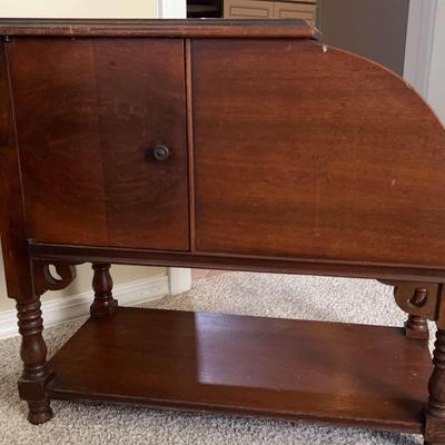 1029'S Art Deco Magazine Rack/Lamp Stand