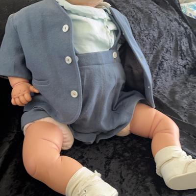 Vintage Doll -vinyl Head, Blinking Eyes, Clothes In Bad Shape.