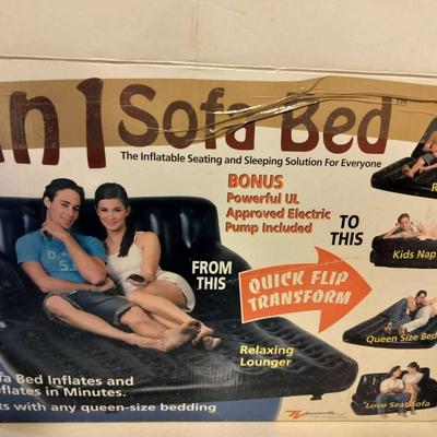 5 In 1 Transforming Inflatable Sofa Bed With Air Pump (Untested) 