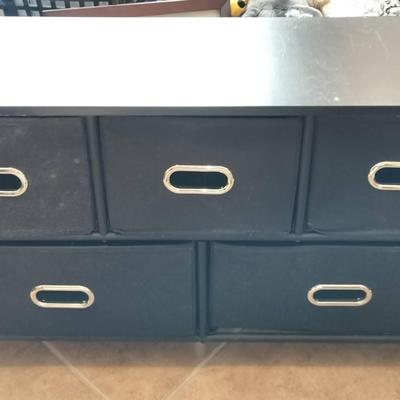 5 Drawer Fabric Dresser Storage Cubbie System