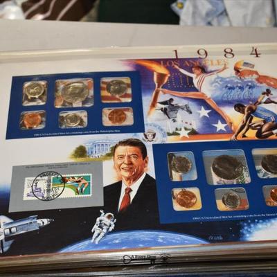 224 coins and stamps