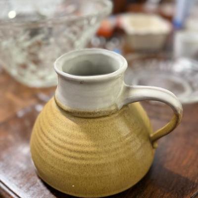 Sale Photo Thumbnail #14: Lg Pottery Pitcher $15