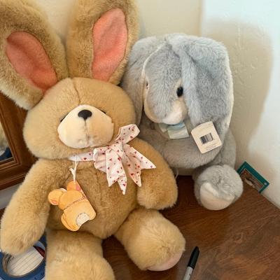 Pair Of Stuffed Bunnies