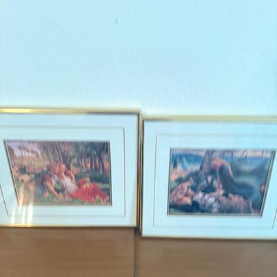 Pair Of Wall Decor 14x12 Each