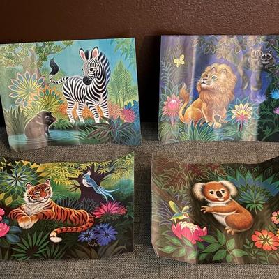 1970’s K Chin Litho Prints 