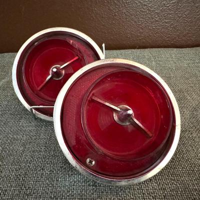 Pair Of 1963 Chevy Impala Tail Light Lenses
