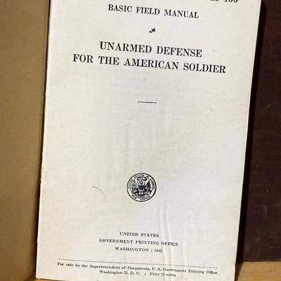Unarmed Defense For The American Soilder 1942 Field Manual