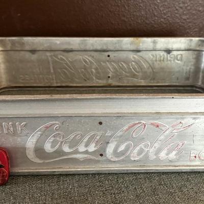 Coca Cola Aluminum Vendor Bottle Crate (Missing Bottom)  / Pill Box