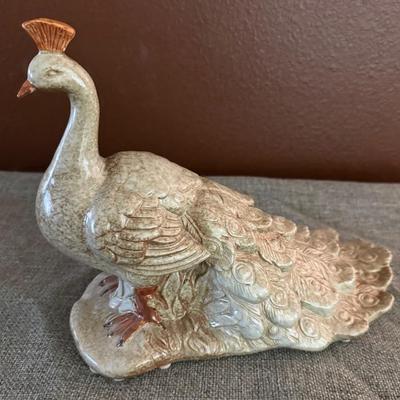 MCM Ceramic Peacock Figurine