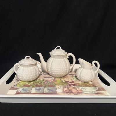 Limited Edition Lenox “Hawthorn” Tea Set