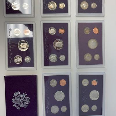 US Coin Proof Sets 1985, 1997-1983